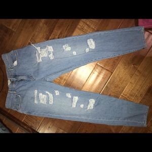 Ripped Boyfriend Jeans